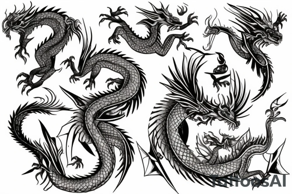 the dragon tattoo idea