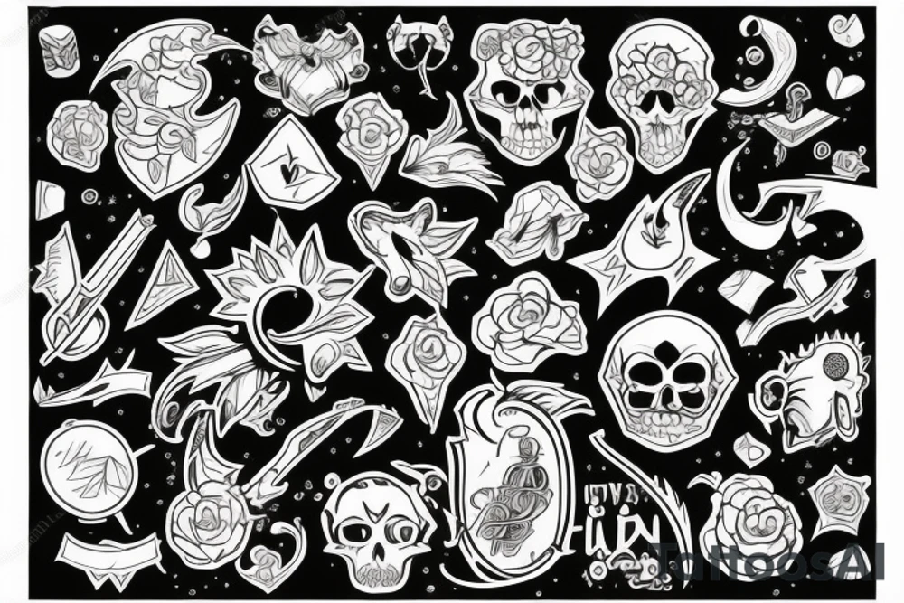 я хз tattoo idea