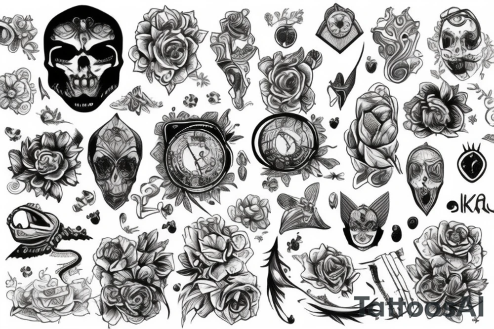 я хз tattoo idea