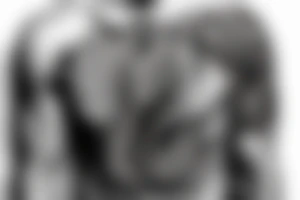 Sleeve dragon head on the chest, the body of the dragon goes along the hand and ends in the palm tattoo idea
