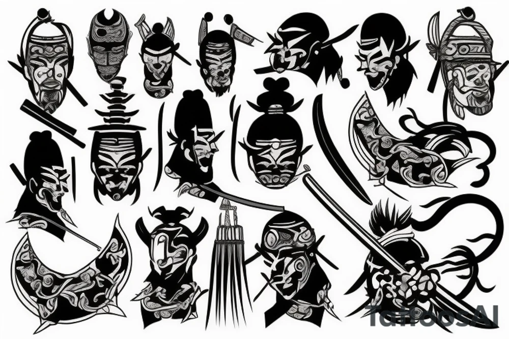 samurai tattoo idea