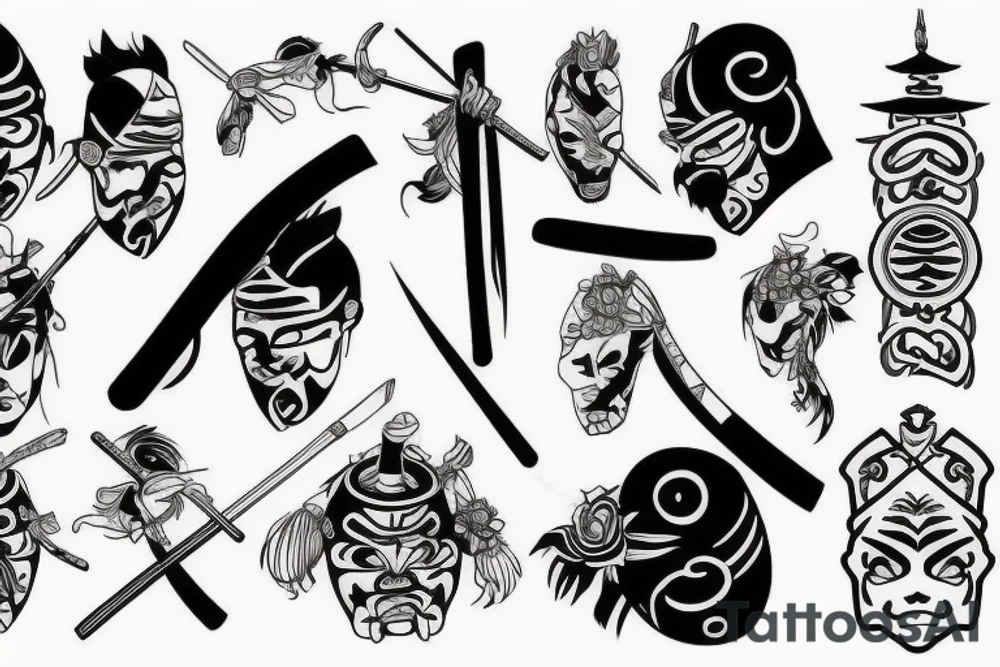 samurai tattoo idea