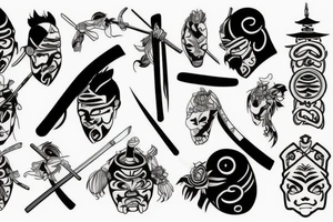 samurai tattoo idea