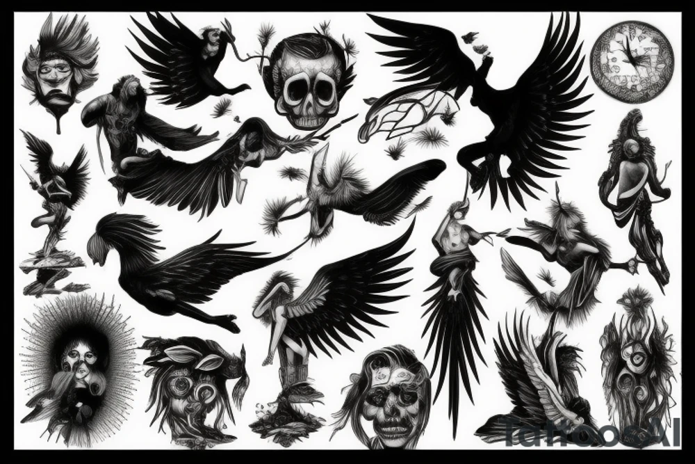 Icarus tattoo idea