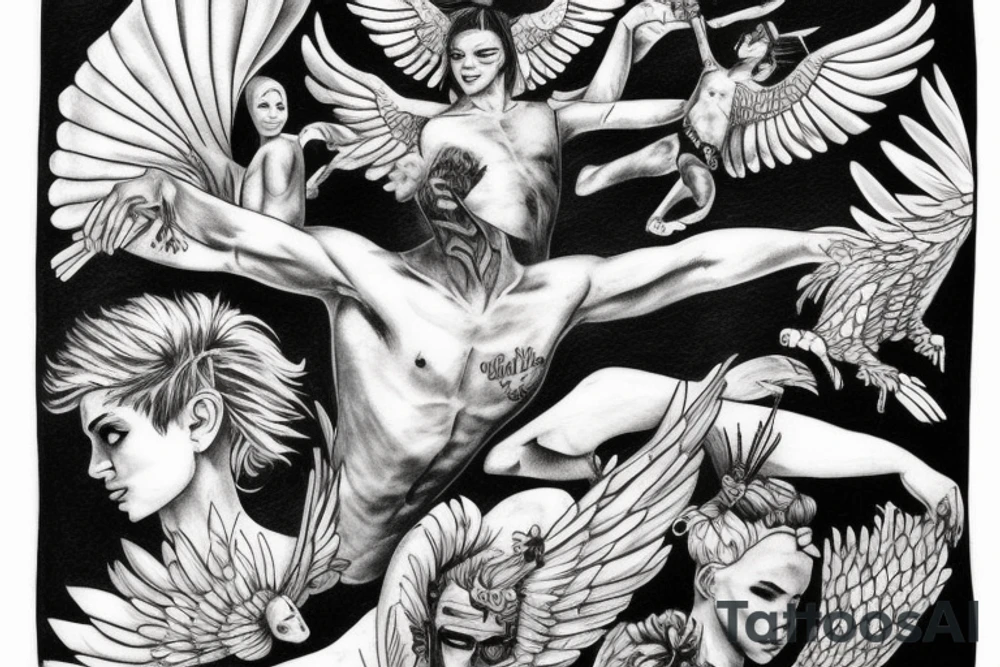 Icarus tattoo idea