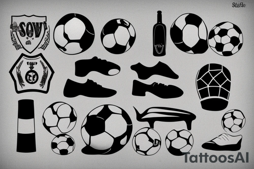 Soccer tattoo idea