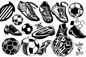 Soccer tattoo idea