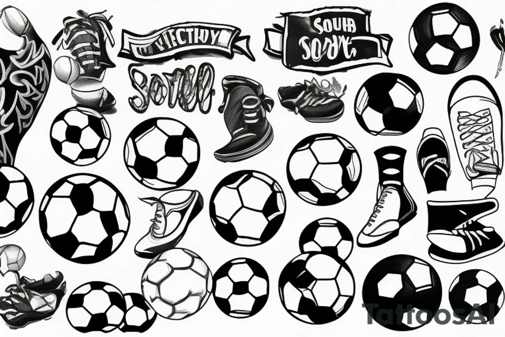 Soccer tattoo idea