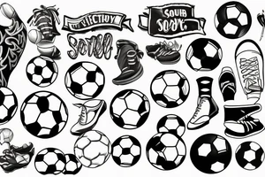Soccer tattoo idea