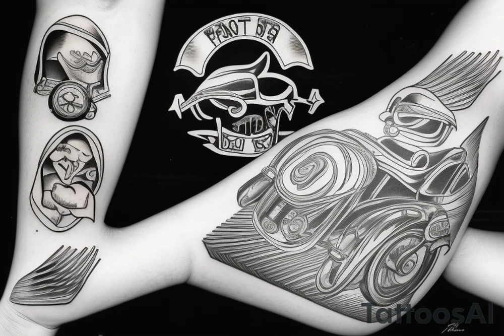 sport Car tattoo idea