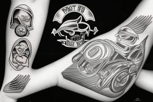 sport Car tattoo idea