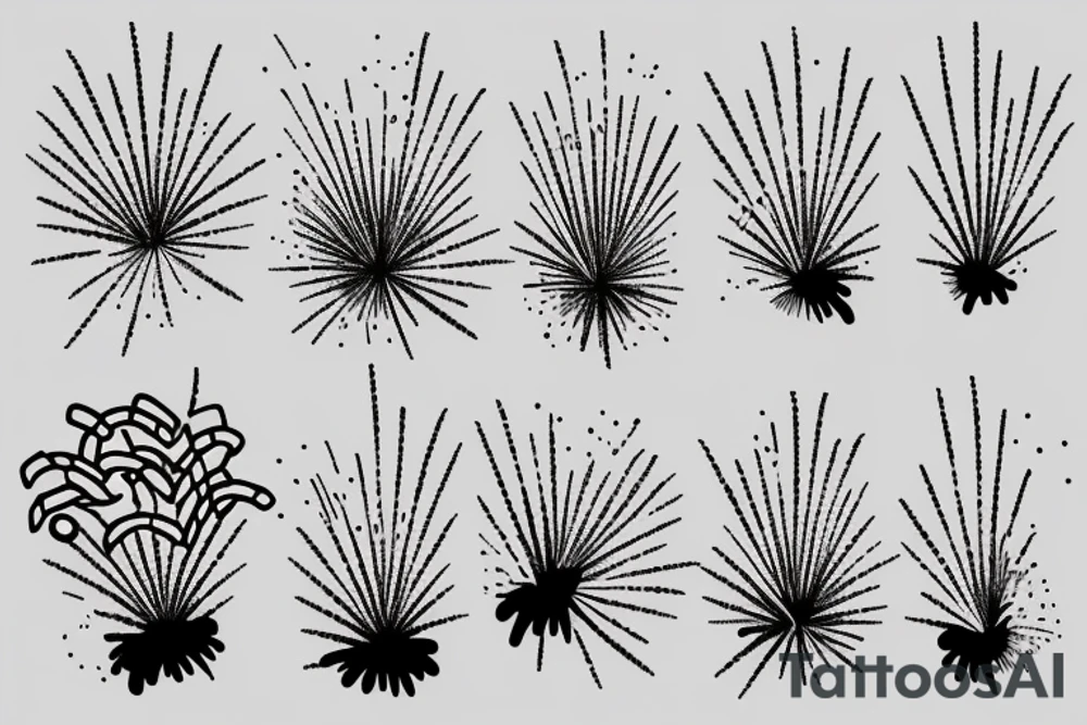 Fireworks tattoo idea