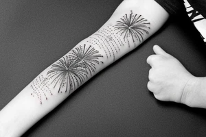 Fireworks tattoo idea