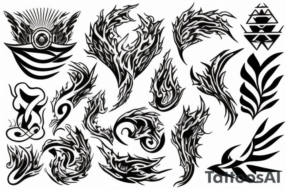 Fire game tattoo idea