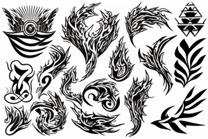 Fire game tattoo idea