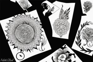 Amal black Brilliant tattoo idea