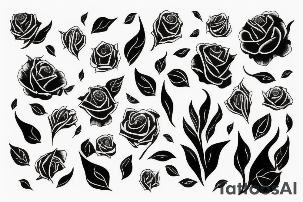 Amal black Brilliant tattoo idea