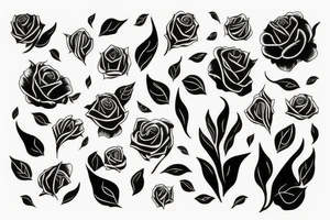 Amal black Brilliant tattoo idea