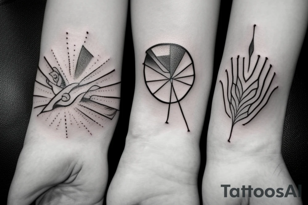 Small black Brilliant tattoo idea