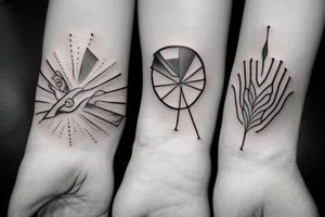 Small black Brilliant tattoo idea