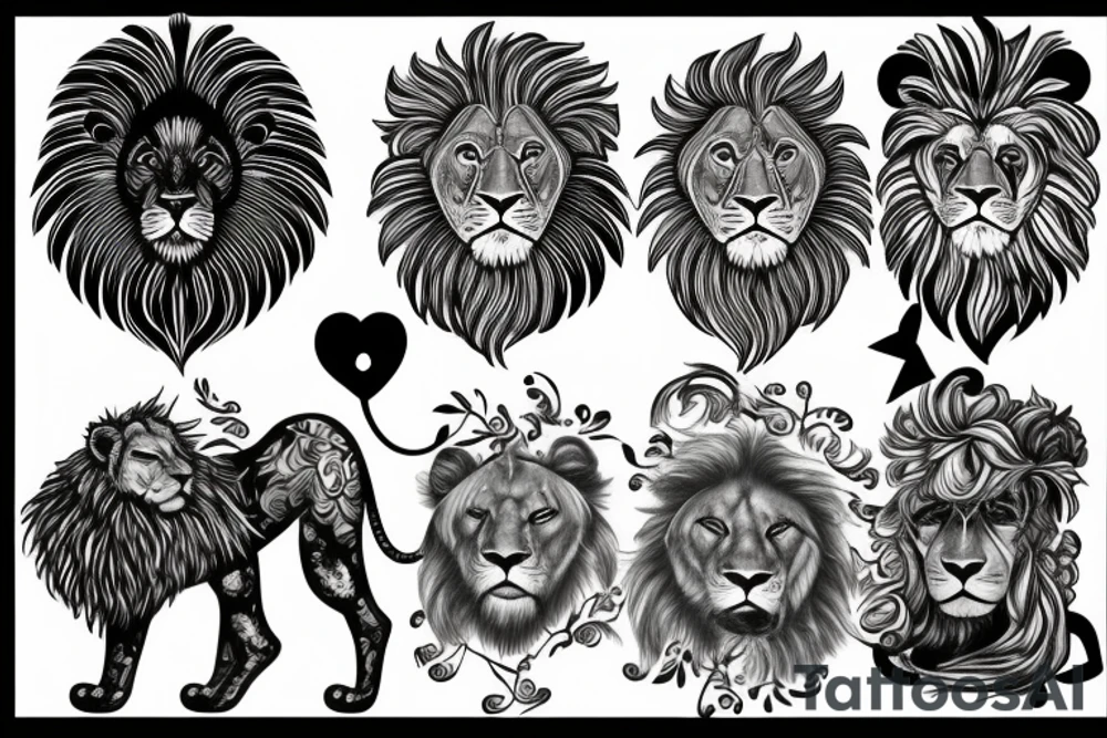 lion tattoo idea