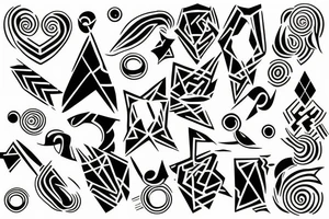 Gemini sign tattoo idea