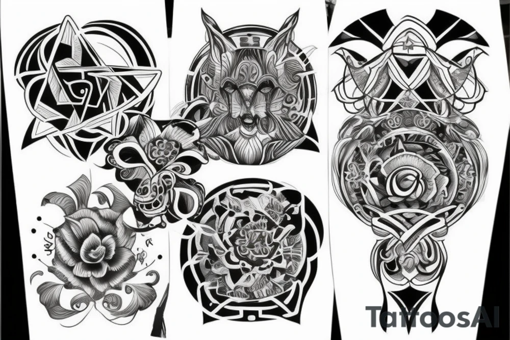 Gemini sign tattoo idea