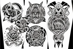 Gemini sign tattoo idea