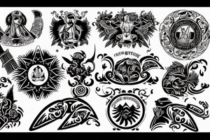 emblem of Ukraine tattoo idea