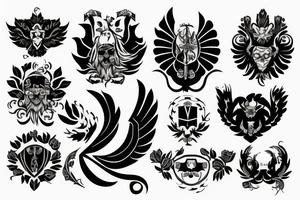 emblem of Ukraine tattoo idea