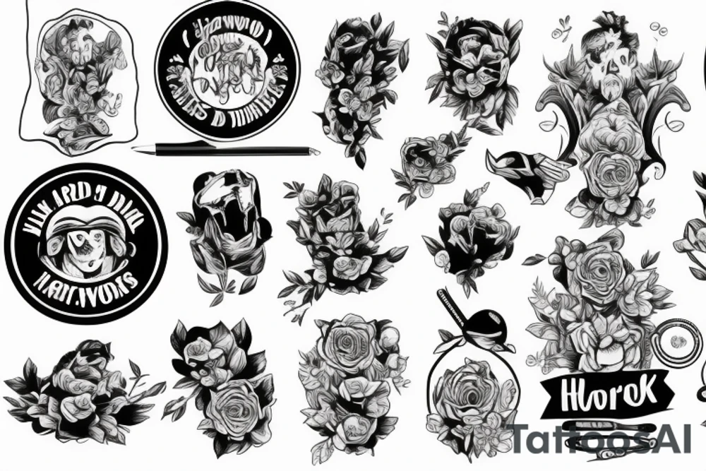 Hard work tattoo idea