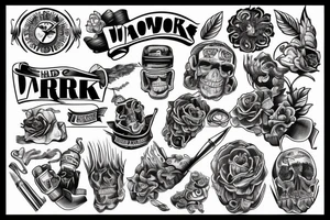 Hard work tattoo idea