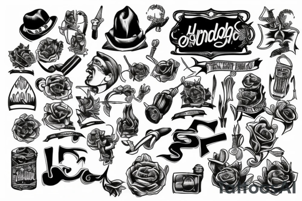 Hard work tattoo idea