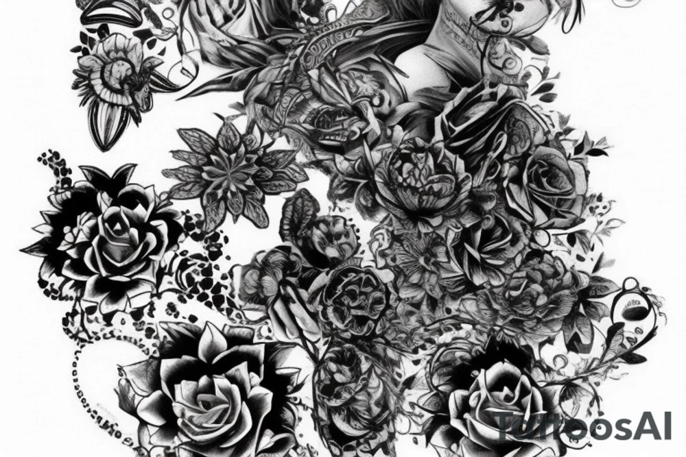 чумной доктор держит в руке фонарь люди молятся на доктора tattoo idea