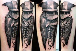 plague doctor tattoo idea