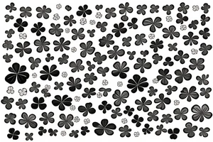 4 leaf clover, lake waves, danny tattoo idea
