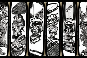 wake board tattoo idea