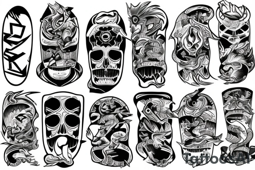wake board tattoo idea