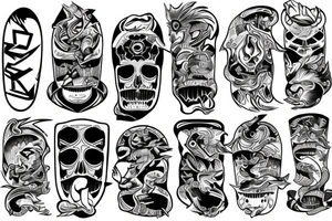 wake board tattoo idea