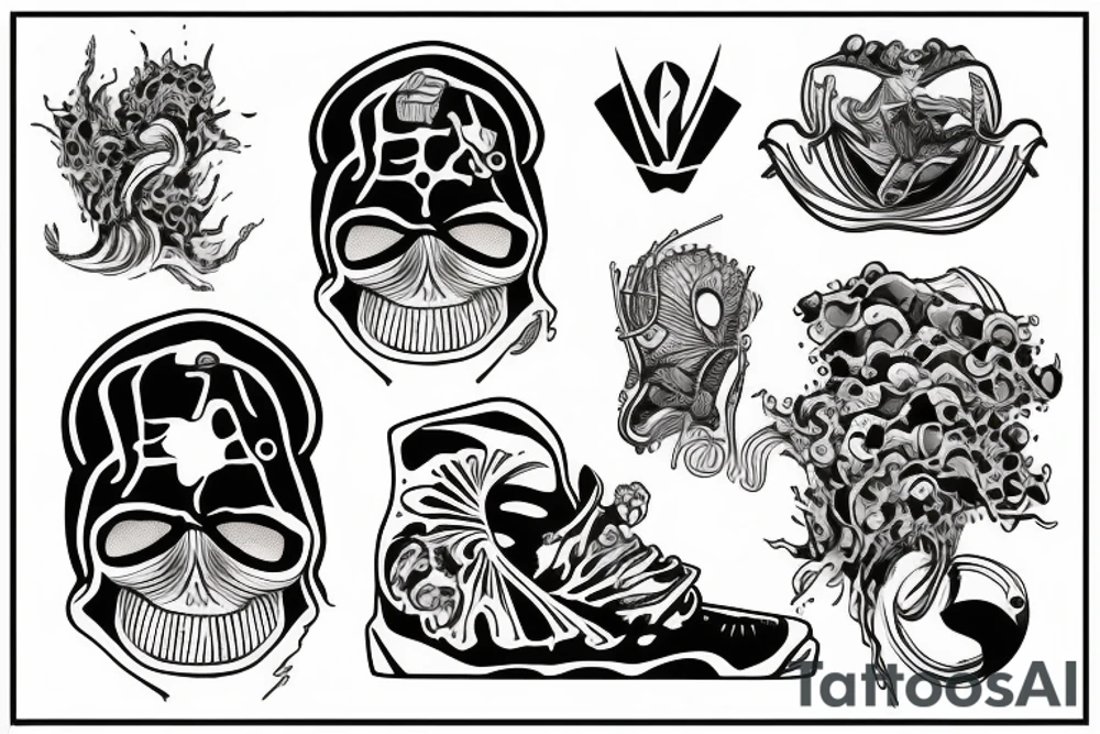 wake board, clover tattoo idea