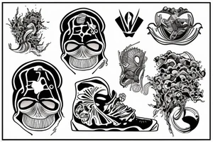 wake board, clover tattoo idea