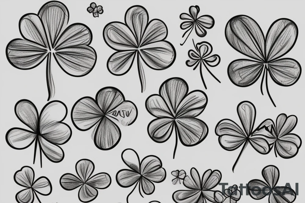 4 leaf clover, danny tattoo idea