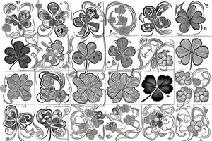 4 leaf clover, danny tattoo idea