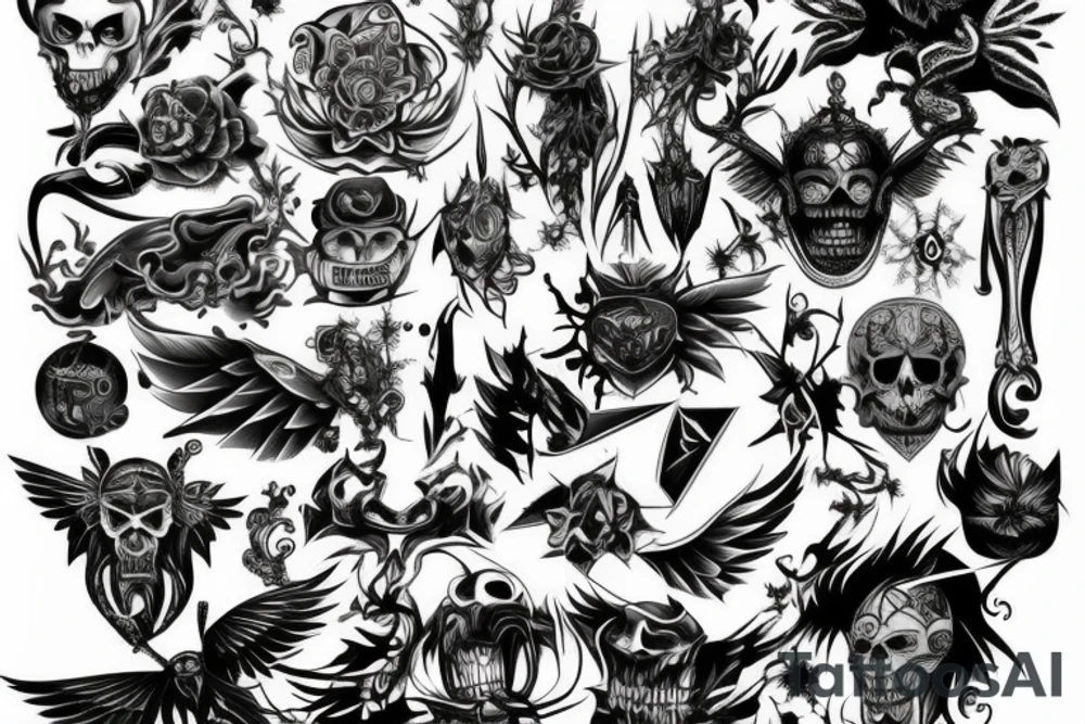 evil tattoo idea