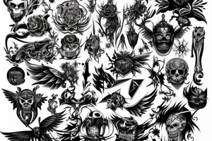 evil tattoo idea