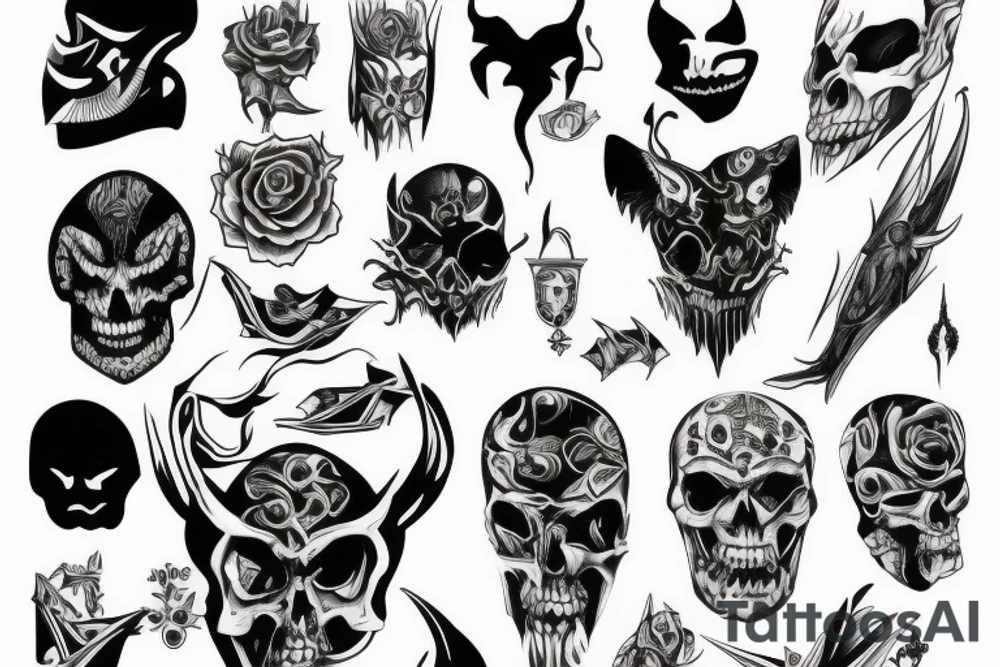 evil tattoo idea