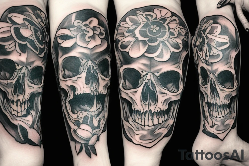 skull tattoo idea