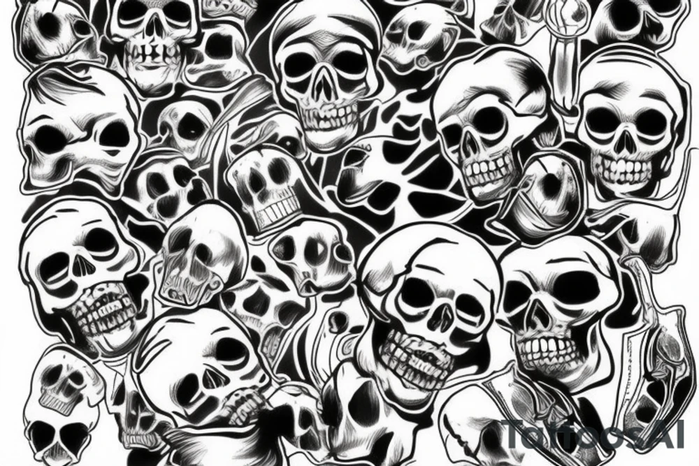 skull tattoo idea