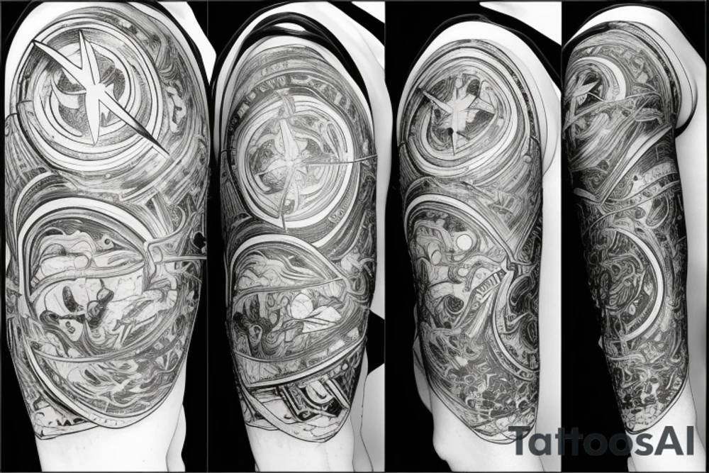 a quasar that retracts everything, tattoo idea