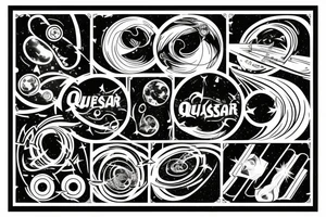 a quasar that retracts everything, tattoo idea